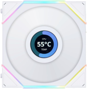 Lian Li UNI FAN TL-LCD 3x120mm Beyaz Kasa Fanı (G99.12TLLCD3W.00)