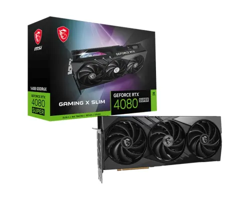 MSI GeForce RTX 4080 SUPER GAMING X SLIM 16G GDDR6X 256Bit DX12 Gaming (Oyuncu) Ekran Kartı