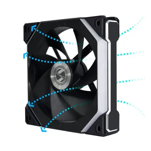 Lian Li UNI FAN REVERSE SL-120 V2-1B 1x120mm Siyah Kasa Fanı (G99.12RSLV21B.00)