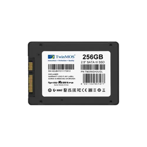 TwinMOS 256GB 580/550Mb/s 2.5″ SATA3 TLC 3DNAND SSD Disk (TM256GH2UGL)