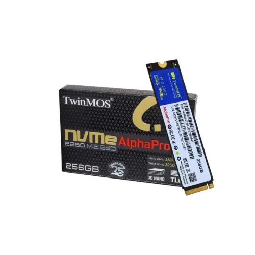 TwinMOS 256GB 3600/3250Mb/s M.2 PCIe Gen3 NVMe SSD (NVMe256GB2280AP)