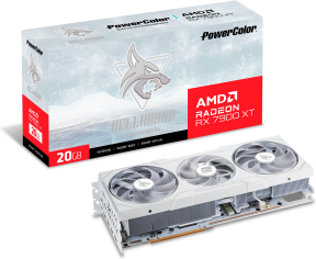 POWERCOLOR HELLHOUND Spectral White RX 7900XT 20G-L/OC/WHITE 20GB GDDR6 320Bit DX12 Gaming (Oyuncu) Ekran Kartı