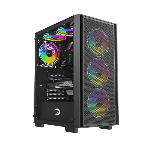 GamePower Flex 4*120mm A-RGB Fan ATX 500W 80+ Bronze Gaming Kasa 