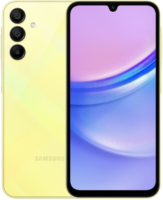 Samsung Galaxy A15 256GB 8GB RAM Sarı Cep Telefonu – Samsung Türkiye Garantili