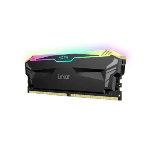 Lexar Ares RGB 32GB (2x16GB) 3600MHz CL18 DDR4 Gaming Ram (LD4BU016G-R3600GDLA)