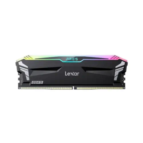 Lexar Ares RGB 32GB (2x16GB) 6400MHz CL32 DDR5 Gaming Ram (LD5EU016G-R6400GDLA)
