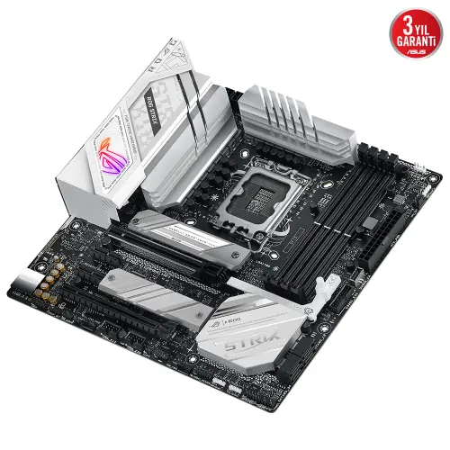 ASUS ROG Strix B760-G Gaming WIFI D5 Intel B760 Soket 1700 DDR5 7800(OC)MHz mATX Gaming (Oyuncu) Anakart
