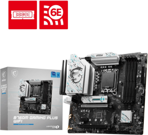 MSI B760M GAMING PLUS WIFI DDR5 Intel B760 Soket 1700 DDR5 6800+(OC)MHz mATX Gaming (Oyuncu) Anakart