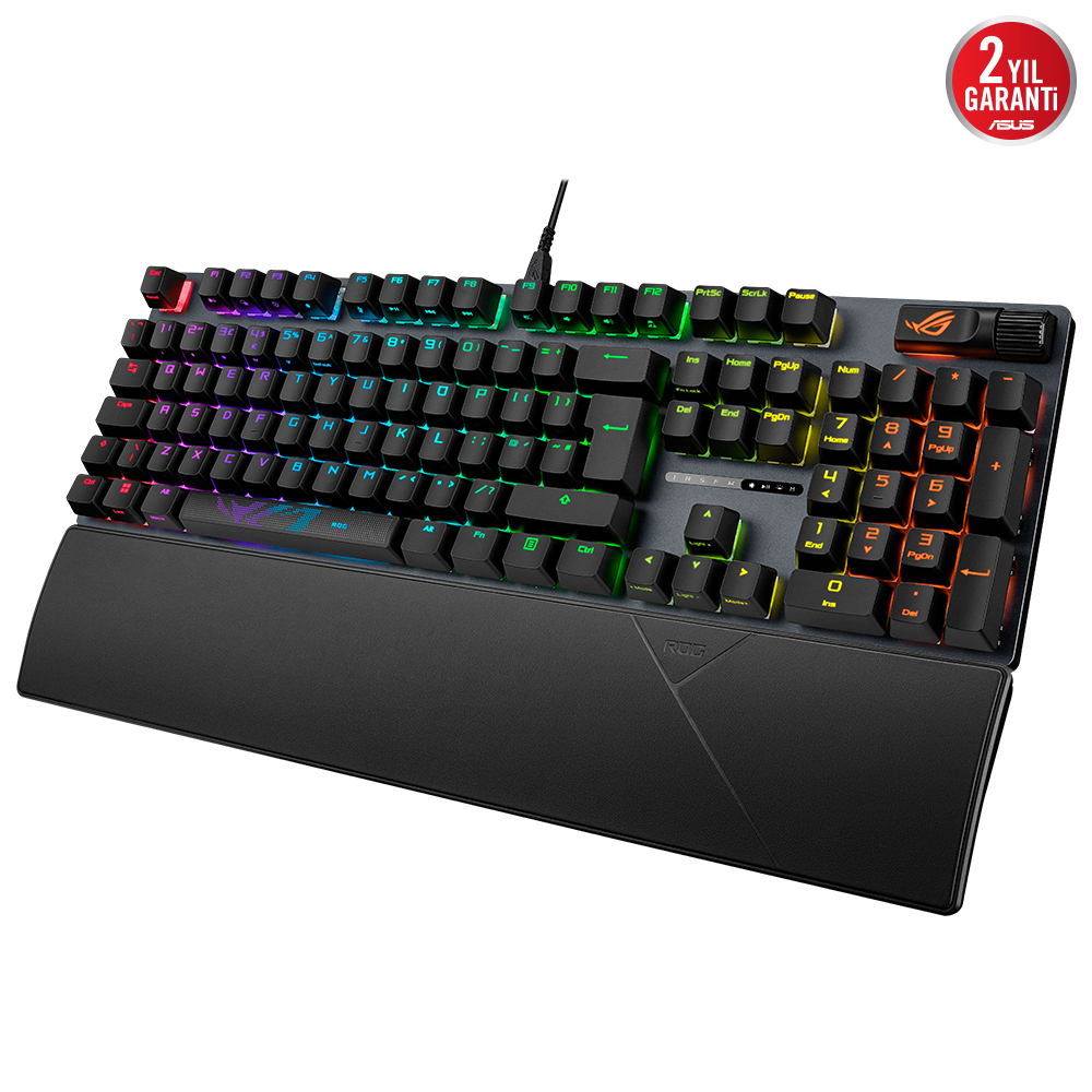 ASUS ROG Strix Scope II NX TR Q Snow Switch RGB Kablolu Gaming (Oyuncu) Klavye