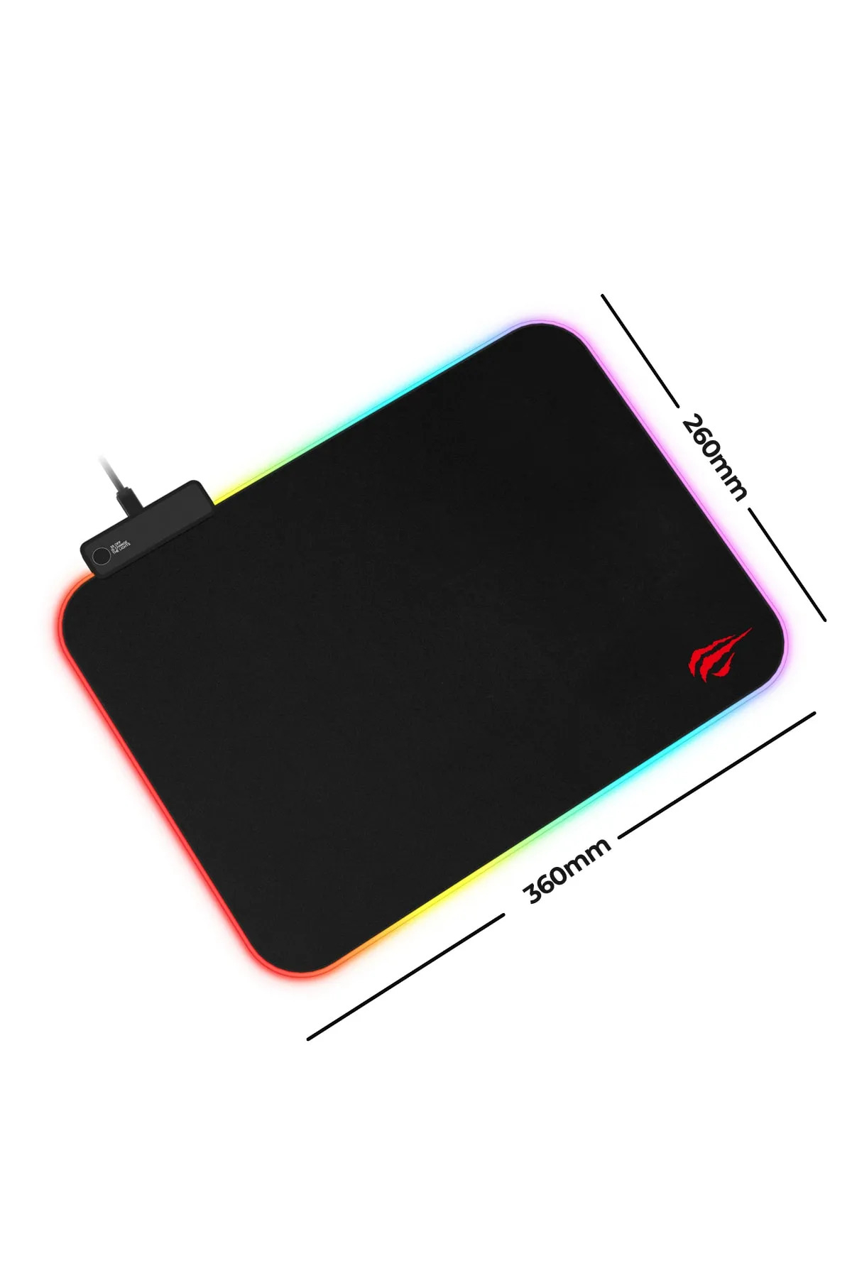 Havit MP901 Siyah 360*260*3mm RGB Ledli Gaming Mouse Pad