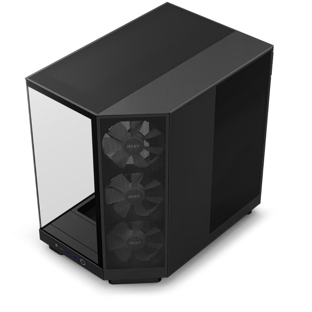NZXT H Series H6 Flow RGB CC-H61FB-R1 Siyah ATX Mid Tower Gaming (Oyuncu) Kasa