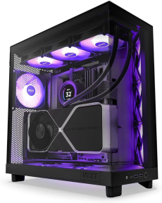 NZXT H Series H6 Flow RGB CC-H61FB-R1 Siyah ATX Mid Tower Gaming (Oyuncu) Kasa