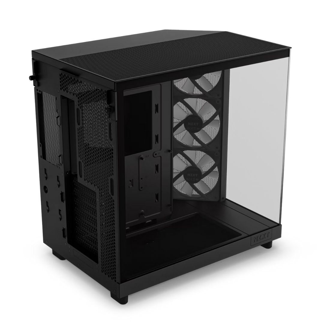 NZXT H Series H6 Flow RGB CC-H61FB-R1 Siyah ATX Mid Tower Gaming (Oyuncu) Kasa