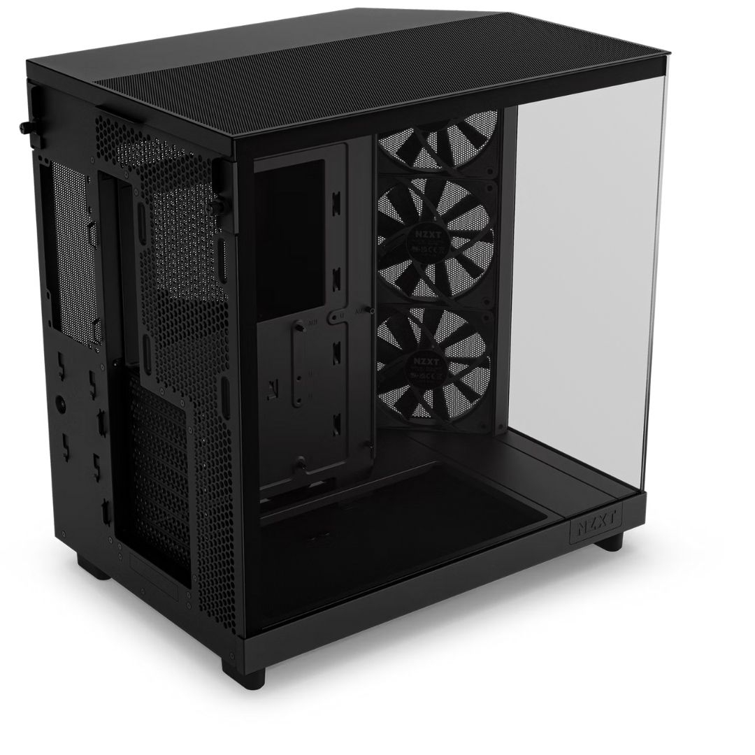 NZXT H Series H6 Flow CC-H61FB-01 Siyah ATX Mid Tower Gaming (Oyuncu) Kasa