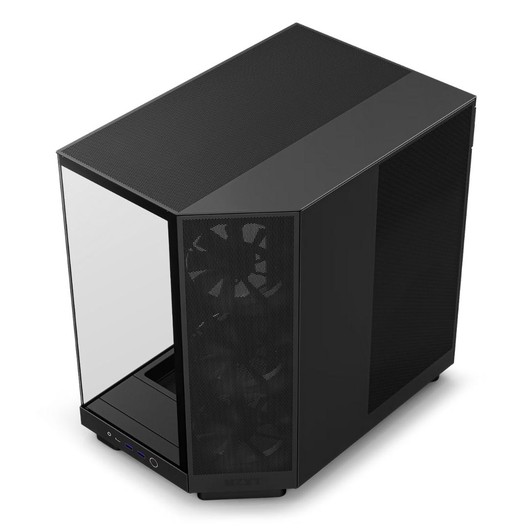 NZXT H Series H6 Flow CC-H61FB-01 Siyah ATX Mid Tower Gaming (Oyuncu) Kasa