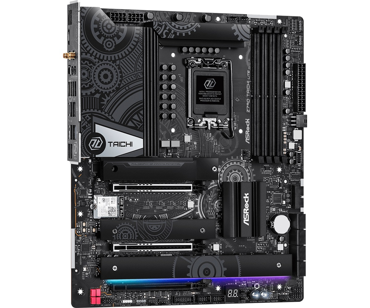 Asrock Z790 Taichi Lite 90-MXBMF0-A0UAYZ Intel Z790 Soket 1700 DDR5 7200(OC)MHz EATX Gaming (Oyuncu) Anakart
