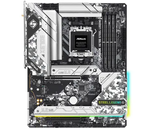 Asrock X670E Steel Legend 90-MXBJ40-A0UAYZ AMD X670 Soket AM5 DDR5 7600+(OC)MHz ATX Gaming (Oyuncu) Anakart