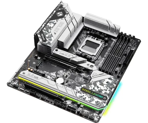 Asrock X670E Steel Legend 90-MXBJ40-A0UAYZ AMD X670 Soket AM5 DDR5 7600+(OC)MHz ATX Gaming (Oyuncu) Anakart