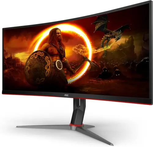 AOC 34″ CU34G2XP/BK 1ms 180Hz FreeSync Premium VA Curved Gaming (Oyuncu) Monitör