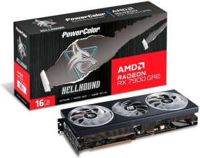 POWERCOLOR HELLHOUND RX7900GRE 16G-L/OC 16GB GDDR6 256Bit DX12 Gaming (Oyuncu) Ekran Kartı