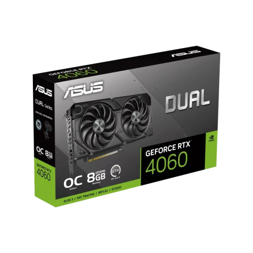 ASUS Dual GeForce RTX 4060 OC 8GB EVO DUAL-RTX4060-O8G-EVO GDDR6 128Bit DX12 DLSS 3 Gaming (Oyuncu) Ekran Kartı