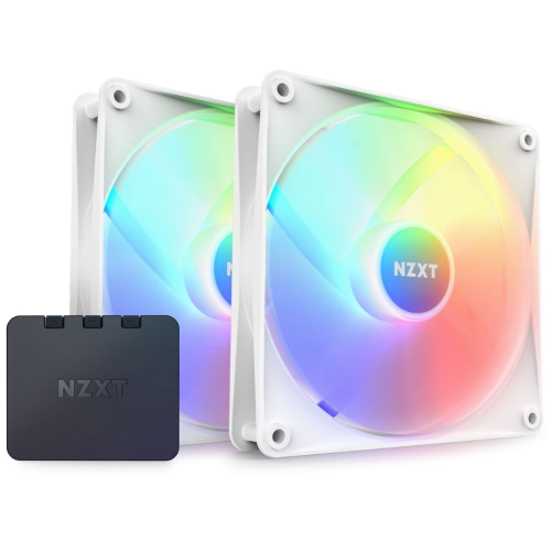 NZXT F140RGB Core RF-C14DF-W1 140mm İkili Beyaz Kasa Fanı