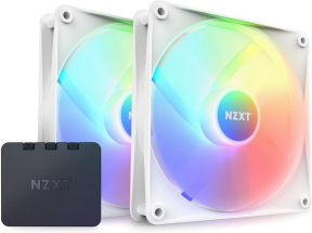 NZXT F140RGB Core RF-C14DF-W1 140mm İkili Beyaz Kasa Fanı
