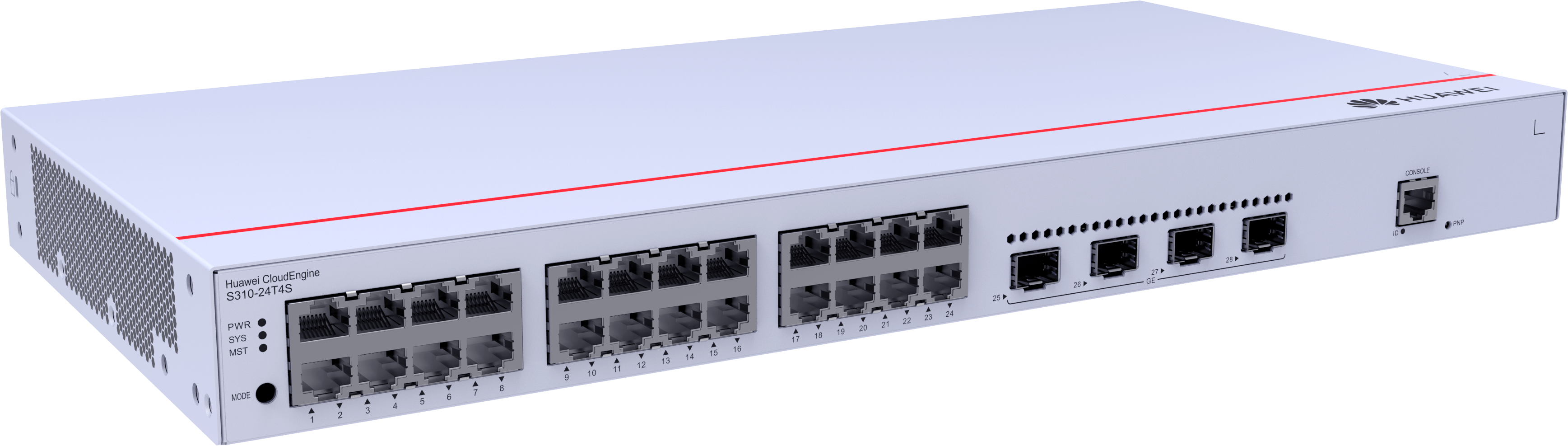 Huawei eKit CloudEngine S310-24T4S 28Port 56Gbit/S Yönetilemez Switch