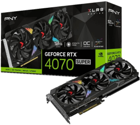 PNY RTX 4070 SUPER RGB 12GB XLR8 Gaming Verto Overclocked EPIC-X GDDR6X 192Bit (VCG4070S12TFXXPB1-O) Gaming (Oyuncu) Ekran Kartı