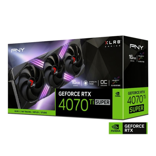 PNY RTX 4070 Ti SUPER RGB 16GB XLR8 Gaming Verto Overclocked EPIC-X GDDR6X 256Bit (VCG4070TS16TFXXPB1-O) Gaming (Oyuncu) Ekran Kartı