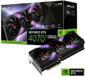 PNY RTX 4070 Ti SUPER RGB 16GB XLR8 Gaming Verto OC EPIC-X GDDR6X 256Bit (VCG4070TS16TFXXPB1-O) Gaming (Oyuncu) Ekran Kartı