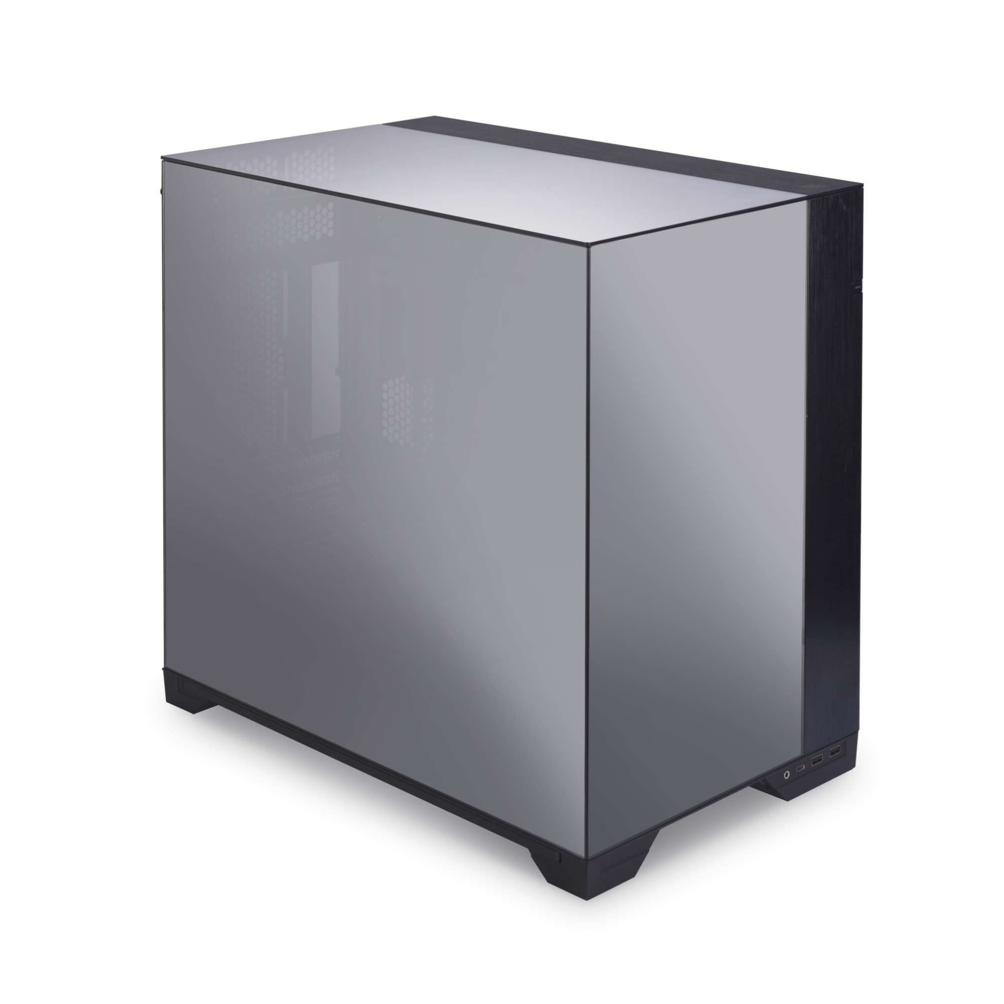 Lian Li O11 Vision Chrome Mid-Tower m-ATX Gaming (Oyuncu) Kasa (G99.O11VC.00)