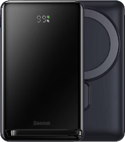 Baseus MagSafe Overseas Mavi 10000 mAh Hızlı Şarj Kablosuz Powerbank