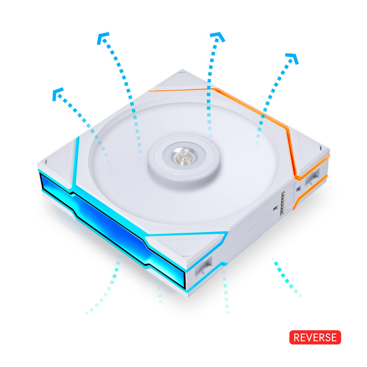 Lian Li UNI FAN TL REVERSE 1x120mm Beyaz Kasa Fanı (G99.12RTL1W.00)