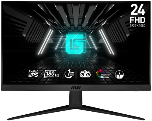 MSI 23.8″ G2412F 1920x1080 (FHD) 16:9 FLAT RAPID IPS 180HZ 1MS Adaptıve-Sync Gaming (Oyuncu) Monitör