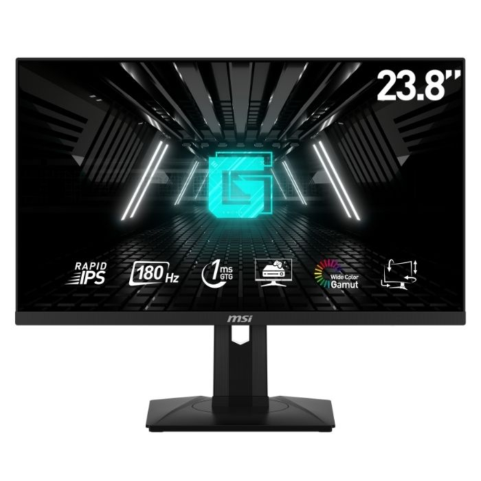 MSI 23.8″ G244PF E2 1920x1080 (FHD) 16:9 FLAT RAPID IPS 180HZ 1MS Adaptıve-Sync Pivot Gaming (Oyuncu) Monitör