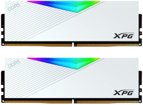 XPG Lancer White 64GB (2x32GB) DDR5 6400MHz CL32 Gaming (Oyuncu) Ram (AX5U6400C3232G-DCLARWH)
