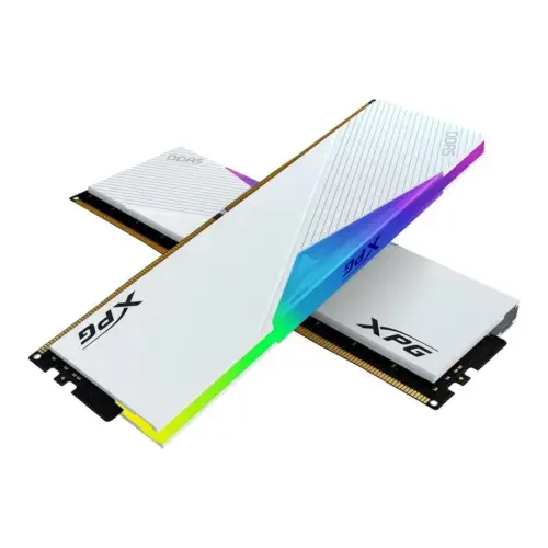 XPG Lancer White 64GB (2x32GB) DDR5 6400MHz CL30 Gaming (Oyuncu) Ram (AX5U6400C3232G-DCLARWH)