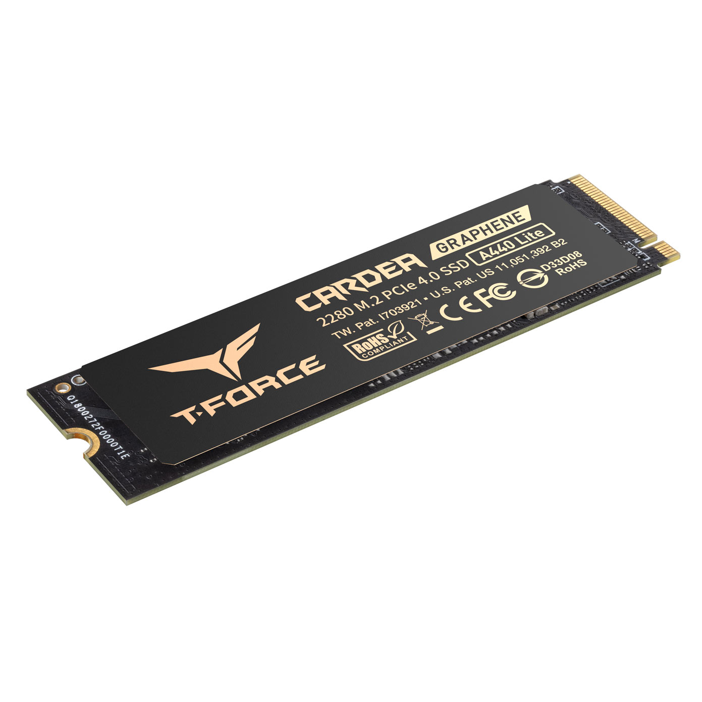 Team T-Force CARDEA A440 LITE 2TB 7400/6400MB/s PCIe NVMe M.2 SSD Disk (TM8FFQ002T0C129)
