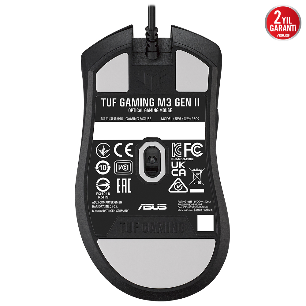 ASUS TUF Gaming M3 Gen II 8000 DPI 6 Tuş Kablolu Gaming (Oyuncu) Mouse