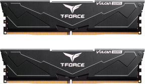 Team T-Force Vulcan Black 32GB(2x16GB) 6000Mhz DDR5 CL38 Gaming Ram (FLBD532G6000HC38ADC01)