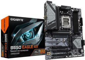 Gigabyte B650 EAGLE AX AMD Soket AM5 DDR5 7600(OC)MHz ATX Gaming (Oyuncu) Anakart