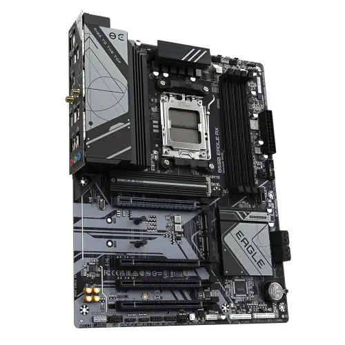 Gigabyte B650 EAGLE AX AMD Soket AM5 DDR5 7600(OC)MHz ATX Gaming (Oyuncu) Anakart