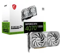 MSI GeForce RTX 4070 Ti SUPER Ventus 2X WHITE OC 16G GDDR6X 256Bit DX12 DLSS 3 Gaming (Oyuncu) Ekran Kartı