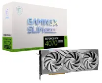 MSI GeForce RTX 4070 SUPER 12G GAMING X SLIM WHITE GDDR6X 192Bit DX12 Gaming (Oyuncu) Ekran Kartı