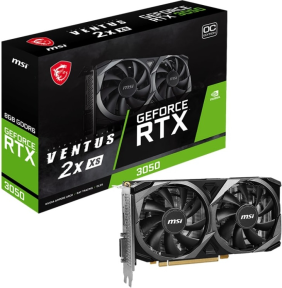 MSI GeForce RTX 3050 VENTUS 2X XS 8G OC GDDR6 128bit DX12 Gaming (Oyuncu) Ekran Kartı