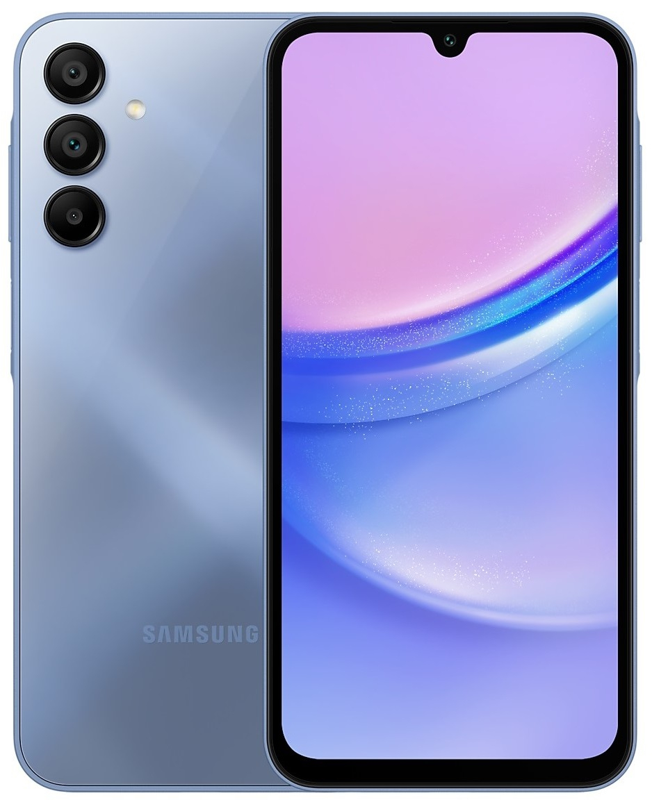 Samsung Galaxy A15 128GB 6GB RAM Mavi Cep Telefonu – Samsung Türkiye Garantili