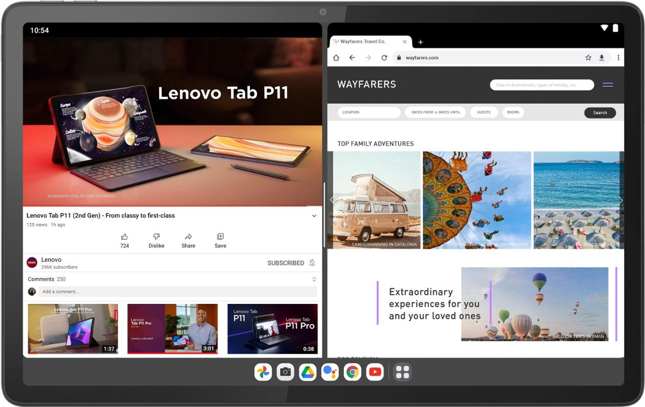 Lenovo Tab P11 Gen2 4GB 64GB 2K 1900x2000 MediaTek Helio G99 11.5 Gri Tablet ZABL0042TR + Lenovo Tab Pen