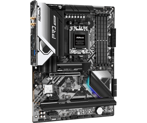 Asrock X670E Pro RS 90-MXBJ70-A0UAYZ AMD X670 Soket AM5 DDR5 7600+(OC)MHz ATX Gaming (Oyuncu) Anakart