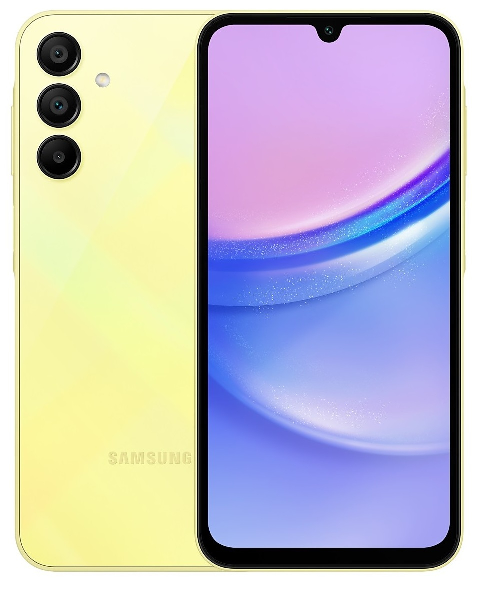Samsung Galaxy A15 128GB 6GB RAM Sarı Cep Telefonu – Samsung Türkiye Garantili